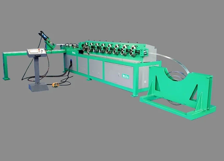 Elektrický kulatý tvarovací stroj na obrubování plechů kulatých trubek a elektrický rotační stroj